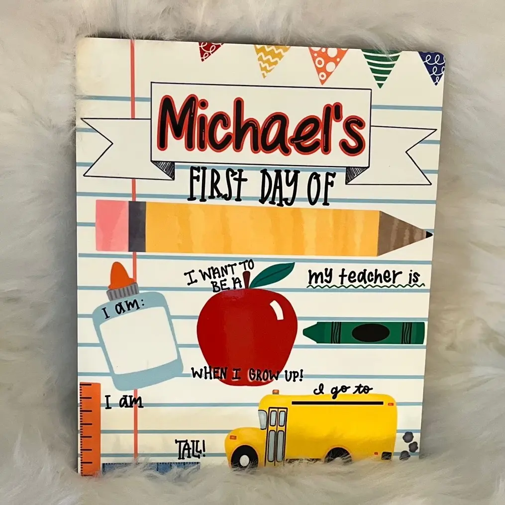 Dry Erase Back to school Boards