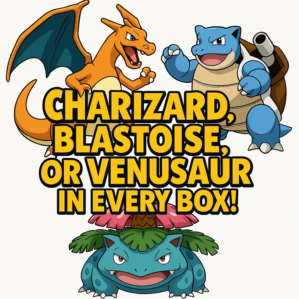 10 TAG Graded Slabs - Guaranteed Charizard, Blastoise, OR Venusaur in Every Box!- Exclusive Big Chases