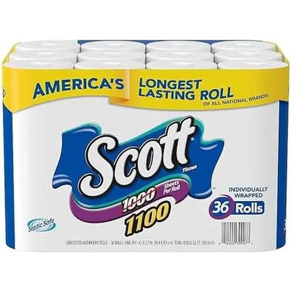 SCOTT BATH TISSUE /36 ROLLS