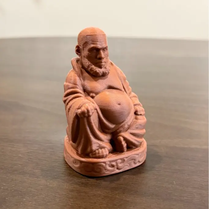 Le Buddha Lebron James Buddha Statue LeBruddha Gag Gift Decoration Unique Figurine for Collectors