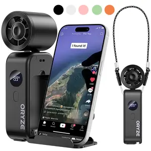 5 IN 1 Portable Fan & 5000mAh 5-Level Adjustment: 199 / 160 / 120 / 80 / 60Mini Fan, Foldable, USB Rechargeable, Perfect for Travel, Camping & Summer Use mothersdaygift