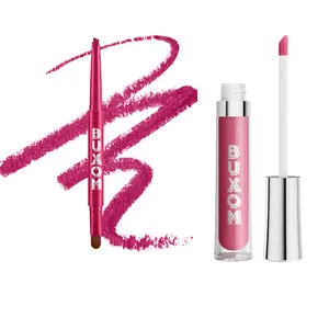 BUXOM Full On Plumping Lip Polish and Lip Liner Bundle -  Lipgloss,  Longwear,  Peptide,  Glossy