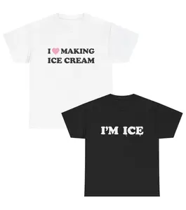 I Love Making Ice Cream & Ice - Matching Shirts for Funny Couples, Valentine's Day Shirts, Matching Outfits, Graphic Tee