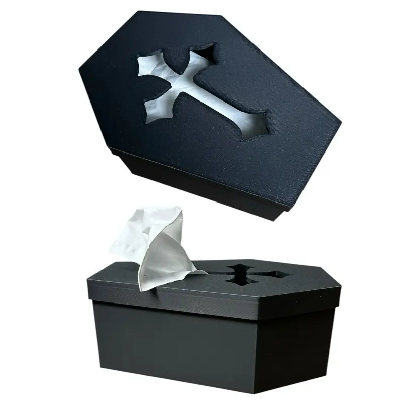 Gothic Coffin Emo Napkin Dispenser
