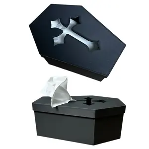 Gothic Coffin Emo Napkin Dispenser