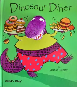 USED-Dinosaur Diner [With Dinosaur Finger Puppet] by Kubler, Annie (Hardcover)