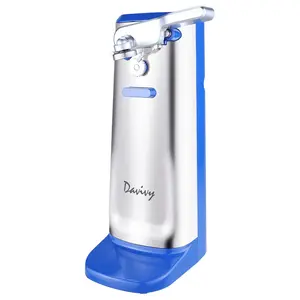 Davivy Electric Can Opener,Stainless Steel Tall Automatic Can Opener, Knife Sharpener and Bottle Opener
