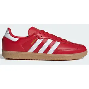 Adidas Samba OG 'Red/White Gum Bottom' Sneakers - Size 9M