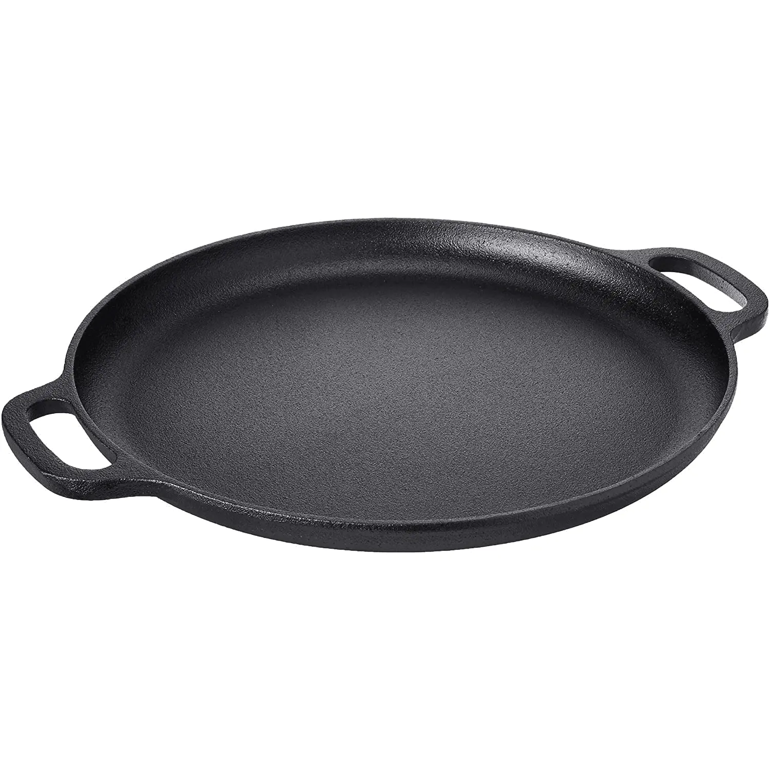 Cast Iron Pizza Pan-14” Skillet for Cooking, Baking, Grilling-Durable