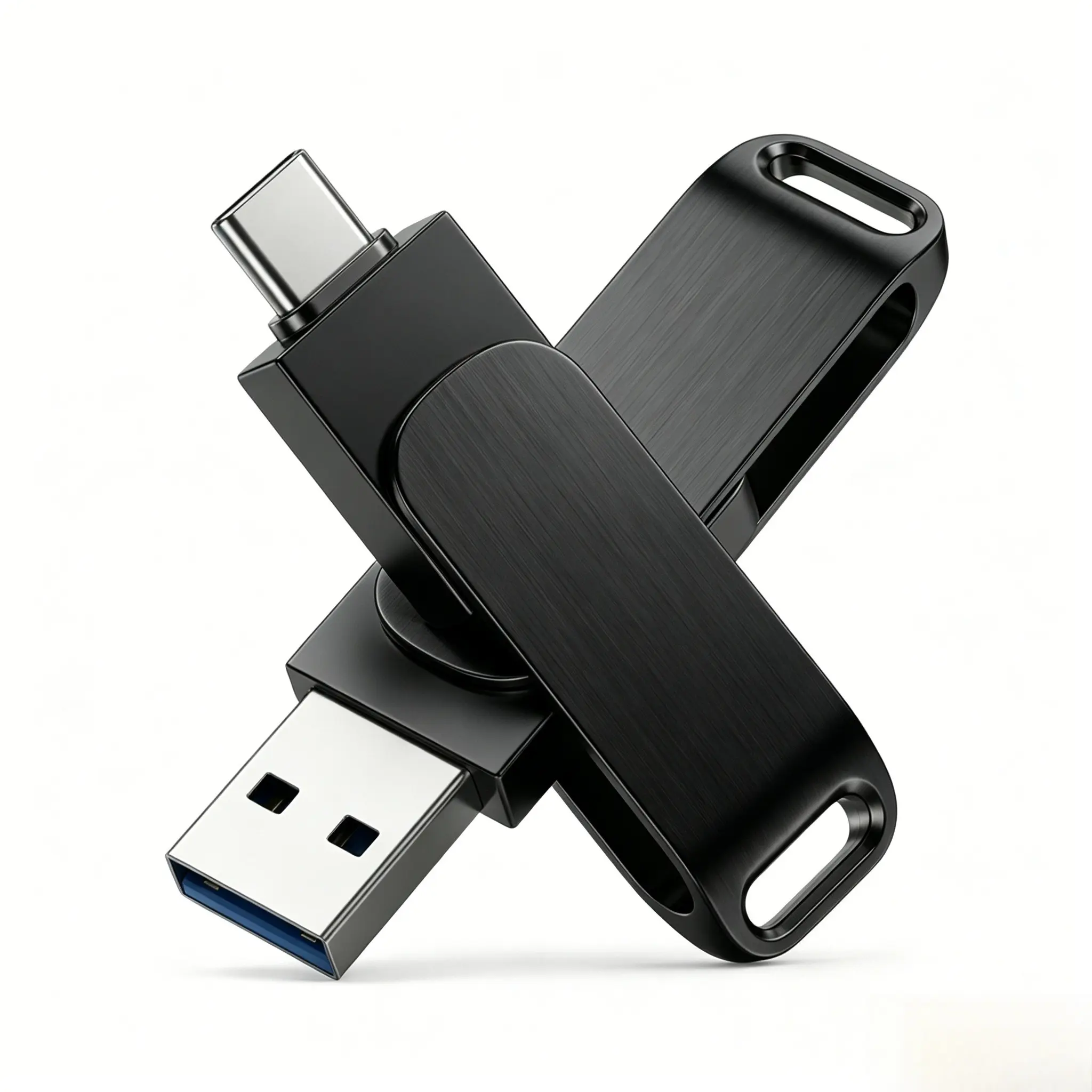 16TB Capacity USB C Memory Stick - High-Speed USB 3.2 Type-C 2-in-1 OTG Metal Pendrive with Anti-Electromagnetic External Memory for Computers & Laptops, Supports OTG Transfer, External Storage Flash, Usb External Memory