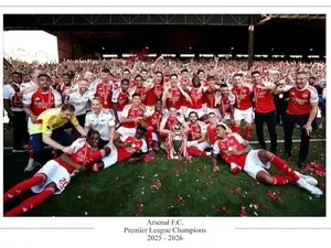 Arsenal FC Premier League Champions 2026 Poster Print Souvenir Gift