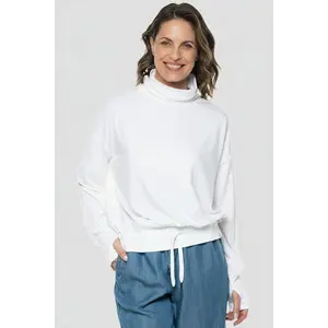 Women's Bay Harbor Tie Waist Tee | White