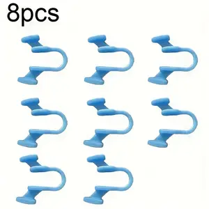 8-Pack Anti-Snoring Nose Clips Sleep Aid Solution Improves Breathing Comfortable Fit No Power Batteries Required Mini Sleep Apnea Relief Accessories
