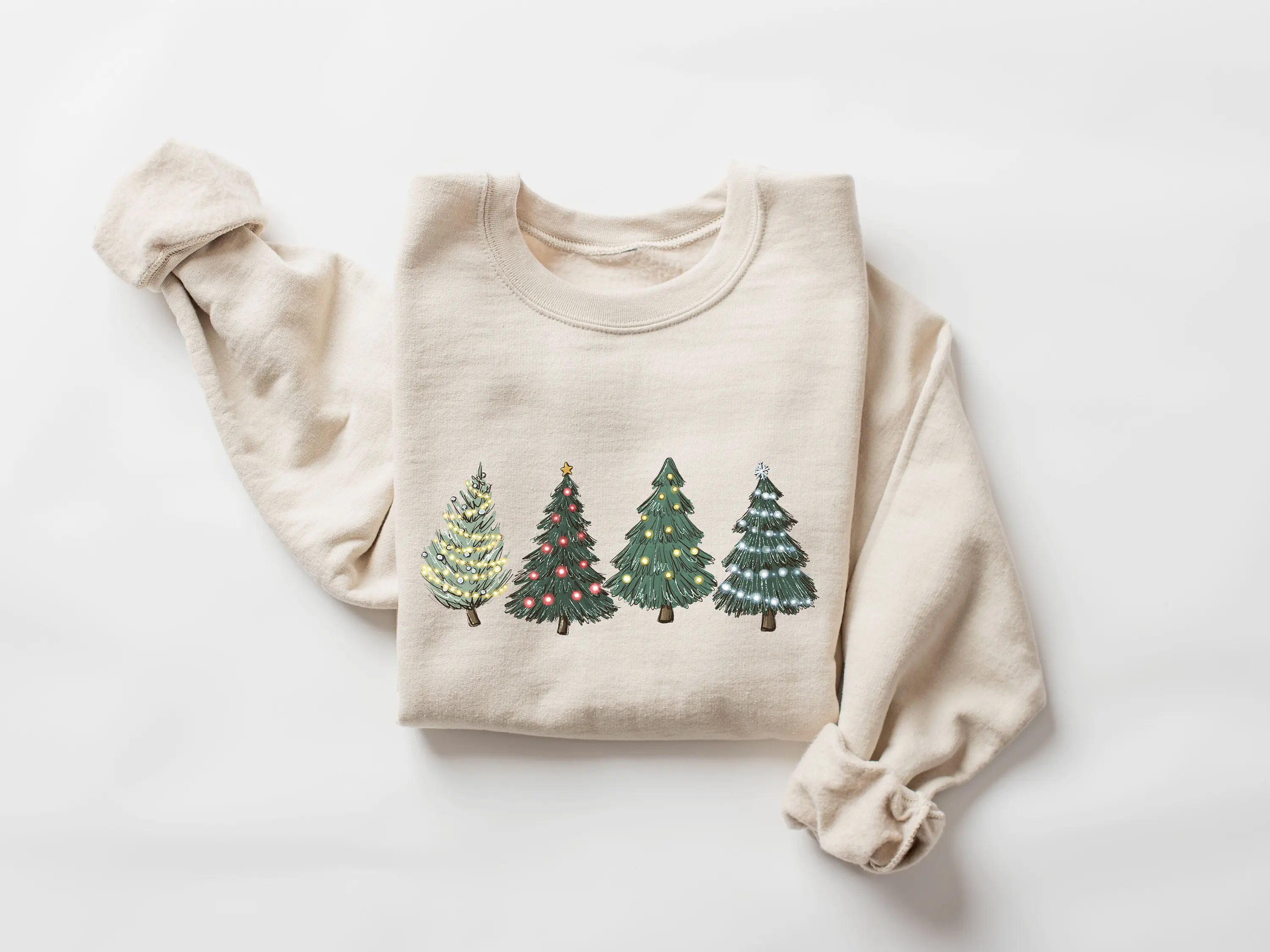 Green Tree Christmas Tree Sweatshirt, Christmas Crewneck Sweater, Chrismas Tree Shirt, Christmas Sweatshirt, Holiday Sweaters for Women, Winter Sweatshirt, Christmas Gift Idea, Xmas Holiday