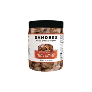 Morley  18 oz Sanders Small Batch Wonders Milk Chocolate - Sea Salt Caramel Pecan Clusters