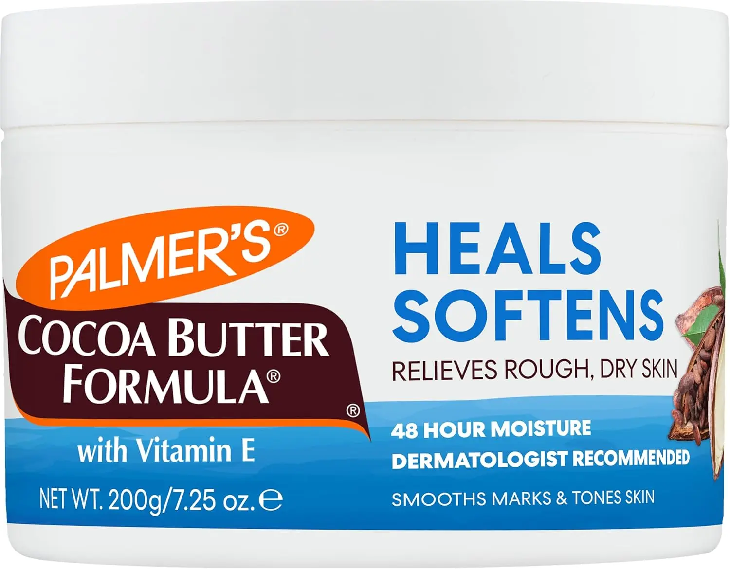 Palmer's Cocoa Butter Formula Daily Skin Therapy Solid Lotion with Vitamin E, Body Moisturizer for Extremely Dry Skin, Softens and Soothes, 7.25 Ounces, (Pack of 1)