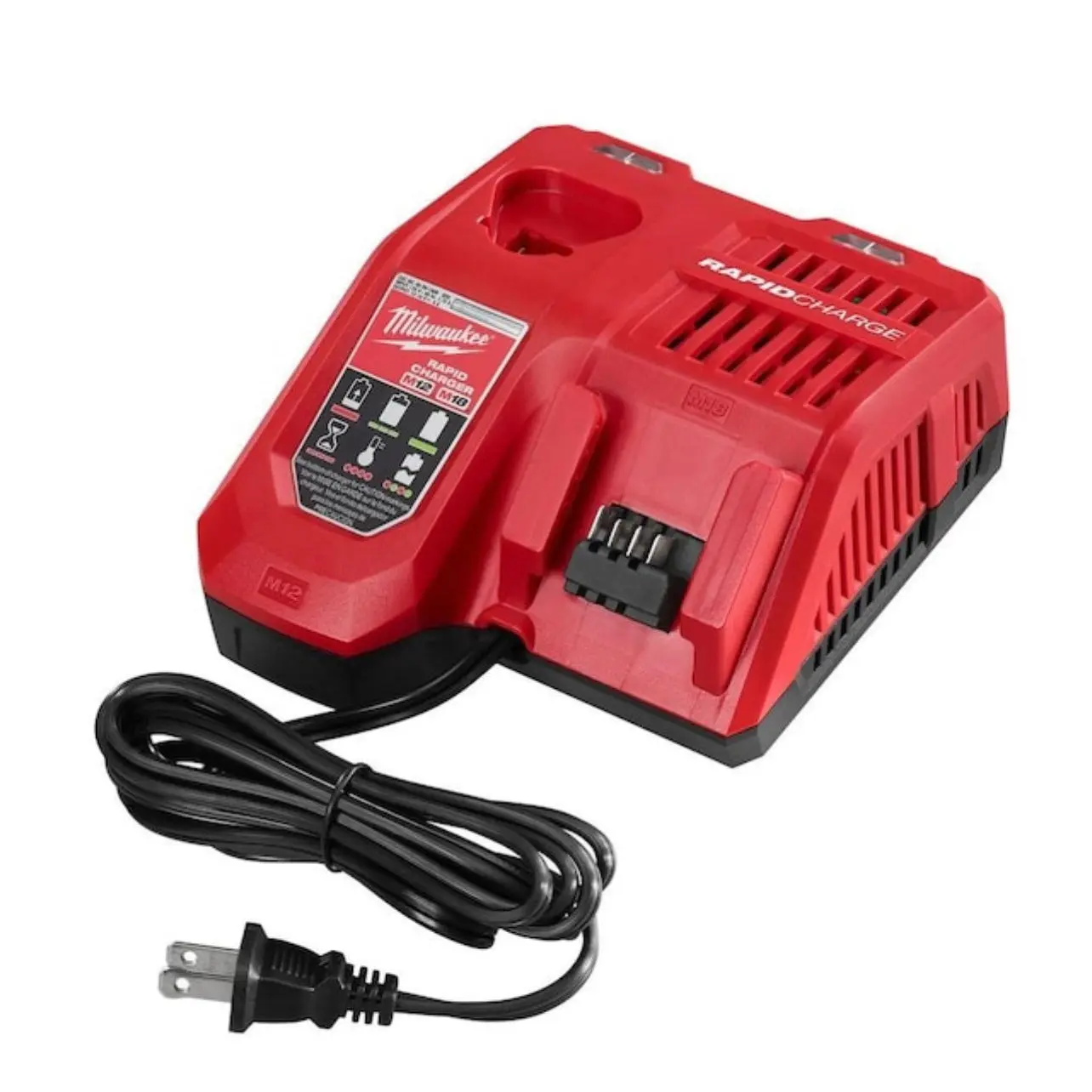 Milwaukee M18™ & M12™ Rapid Battery Charger, Charging Upgrade Accessory for Power Tool Batteries, Boosts User Productivity, Charges Up to 40% Faster, Rapid Charge