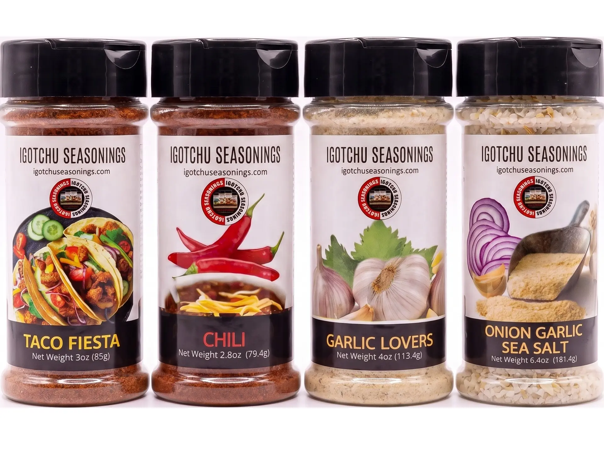 La Fiesta Bundle - Igotchu Seasonings, Hot Spicy Flavor Garlic Chilli Spice Blend, Kitchen Pack Seasoning