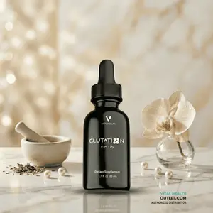 Vital Health V-Glutation Plus - Liquid L-Glutathione Antioxidant and Detox Supplement with Vitamin C, Curcumin & Chlorophyll (Mango Flavor)