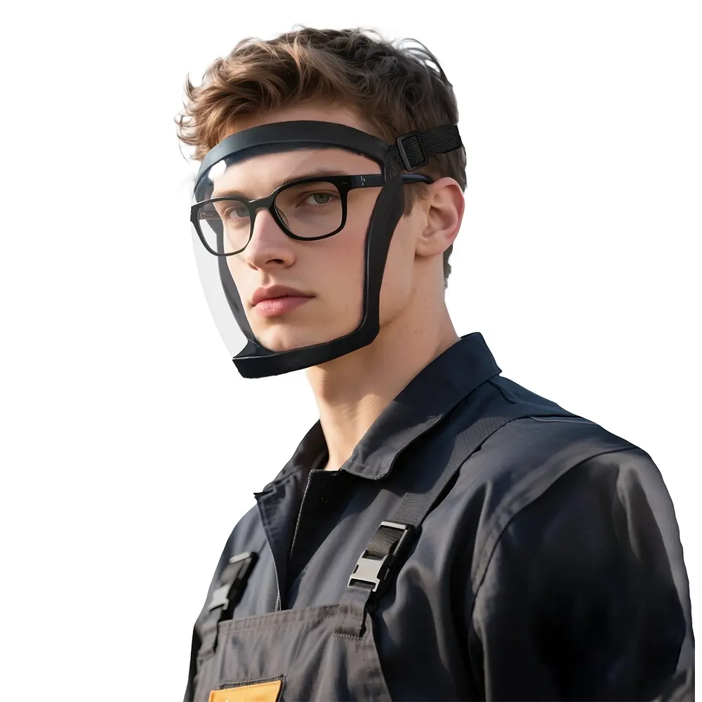 Full Face Shield Anti-Fog Visibility Protection Mask, Dust Splash Guard Safety Glasses Goggles for Wind and Sand, Outdoor Safety Eye Protection Gear Secure Fit, Construction Gear, Construction Accessories, Safety Equipment
