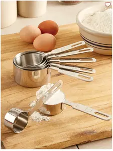 Stainless Steel Measuring Cups, Set of 7