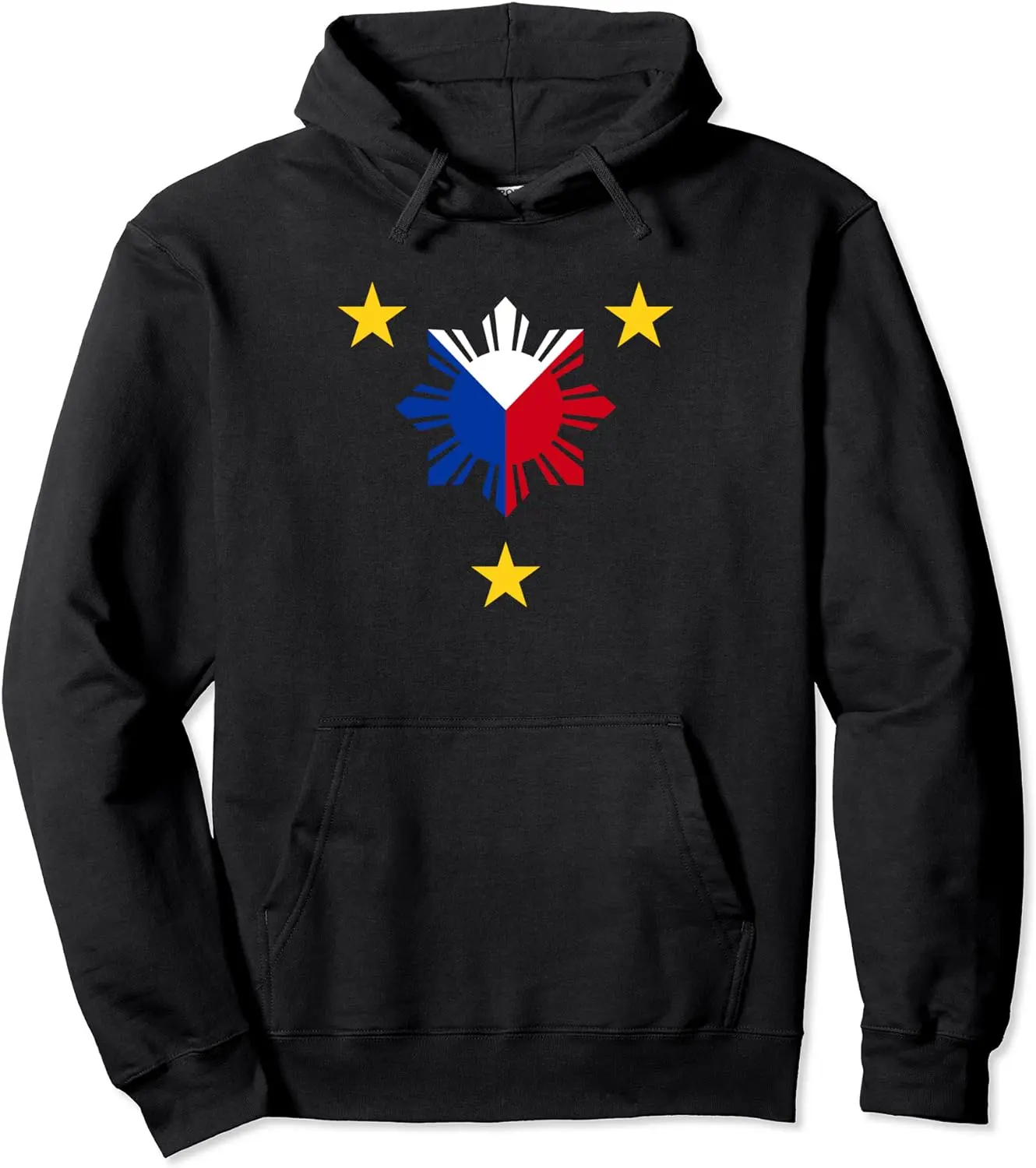 Philippine Flag - Philippines Sun and Star Pullover Hoodie