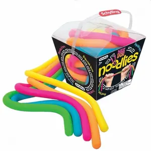 NEEDOH NOODLIES NOODLES Pull Stretch Tie Squishy Fidget Container Viral Ball Cube Strings