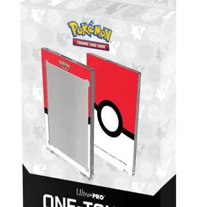 Single 35pt ONE-TOUCH Edge - Poké Ball Printed Magnetic Card Holder for Pokémon