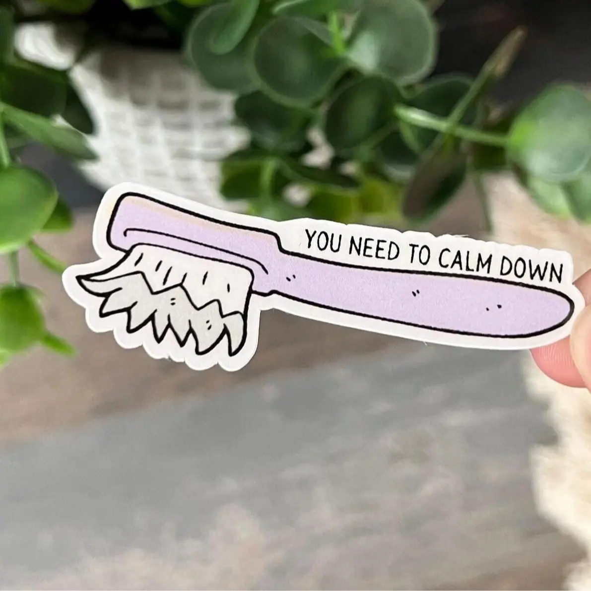 Matte Flat Funny Design Dental Stickers, High-Quality Waterproof Matte Paper, Universal Modern Home Decor Supplies for Calming Space Accents with Slogan