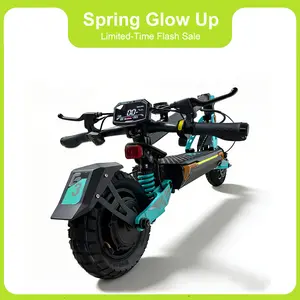 SCOOTHOP G3/G3pro Electric Scooter for Adults 1200W Motor 40 Mile Range 34 MPH 10 Tires Foldable Frame Dual Disc Brakes Off Road E Scooter for Commuting Fitness
