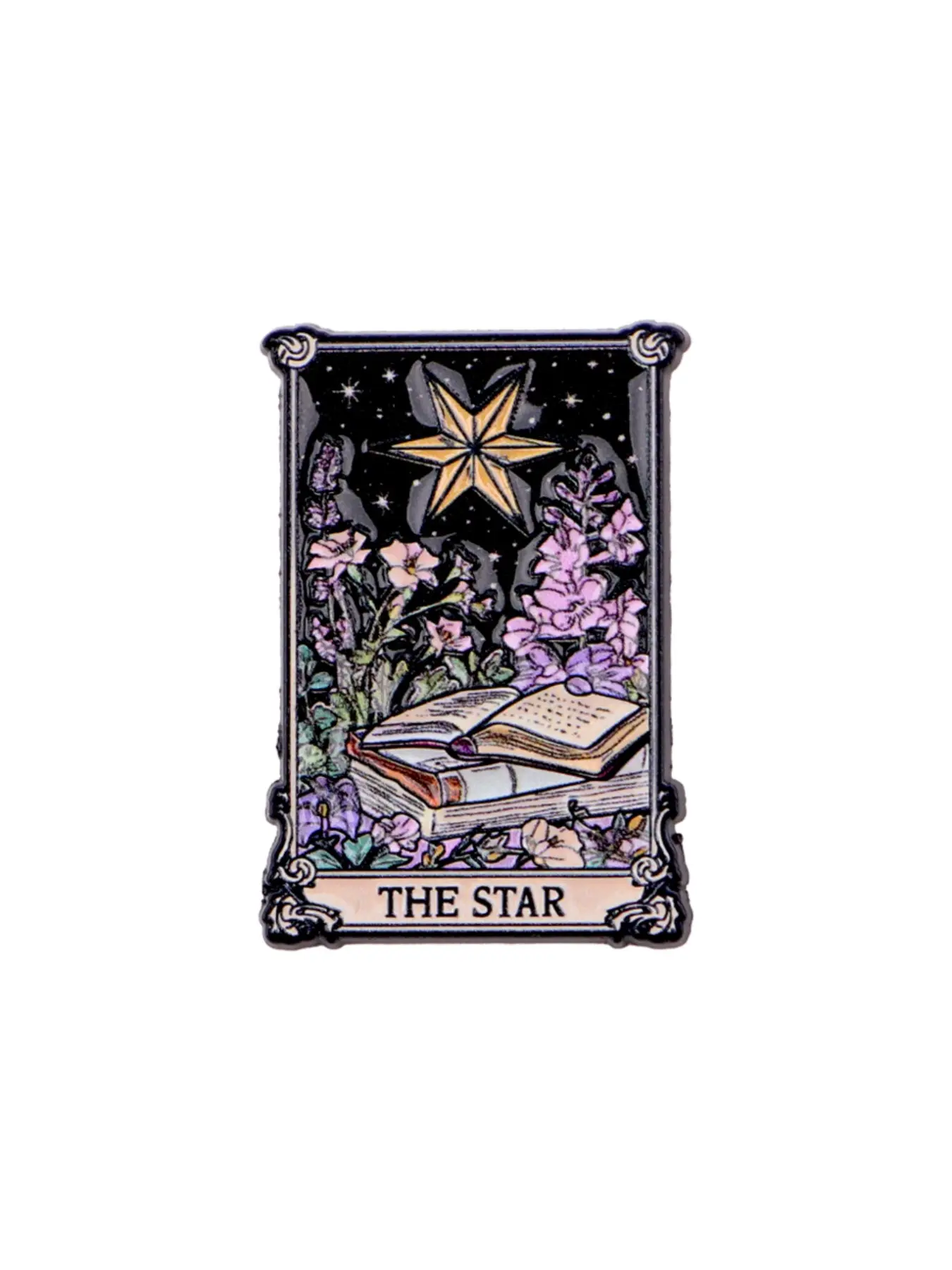 Flower Sun Star Brooch, Horror Skull Pin, Tarot Design Zinc Alloy Badge Clip, Floral Pins, Flower Accessories, Suitable for Sweaters, Skirts, Backpacks, Casual Style, Fashion Accessory