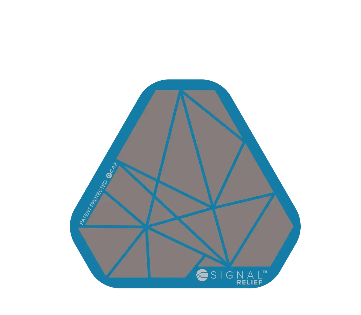 Signal Relief 4.5" Patch Reduce the impact of pain LATEX-FREE ADHESIVES