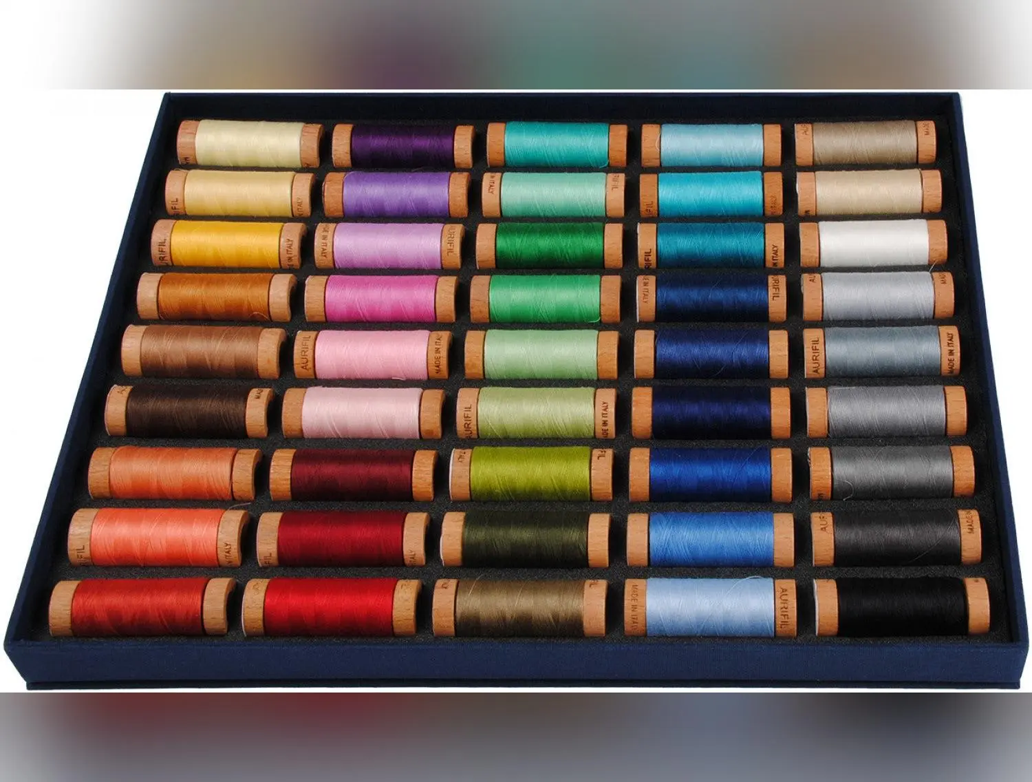 Aurifil Best Selection 80wt Cotton Thread Set - 45 Small Spools