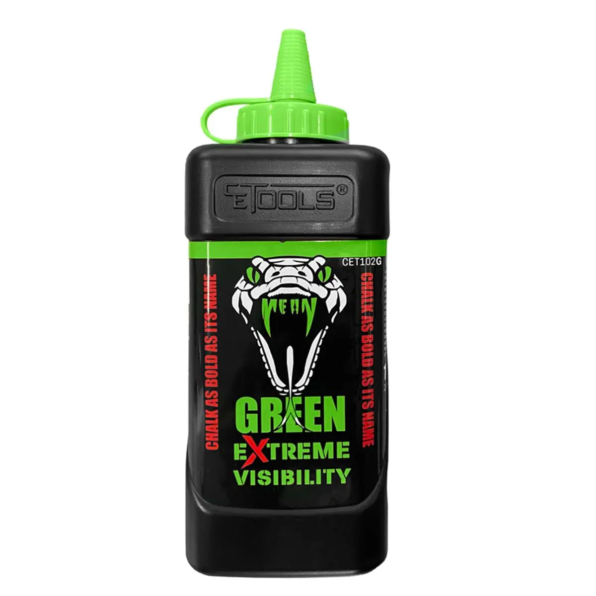212 MAIN 10 oz. Extreme Visibility Standard Marking Chalk - Fluorescent Green, High Visibility Chalk, 10Oz
