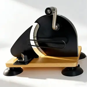 Hand Crank Bread Slicer with Adjustable Thickness, Efficient Slicing for Homemade Bread, Sourdough, Toast & Kitchen Baking Use