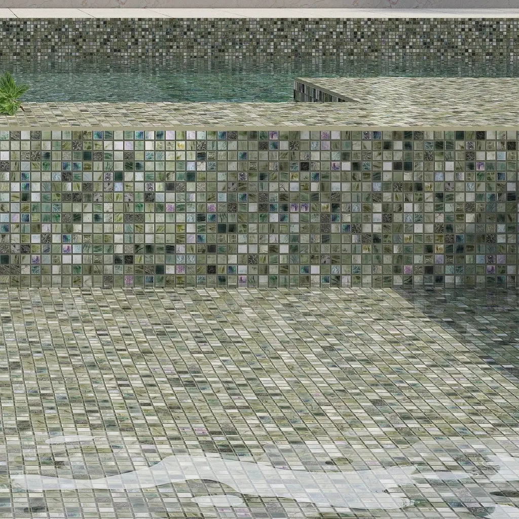 Emerald Green 12x12 Glossy Uniform Square Glass Mosaic Tile (10 Cases, 93 sq ft/Pallet)