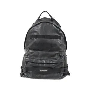 Pre-owned Balenciaga Other Tote Bags Army Multi Backpack Leather Backpack