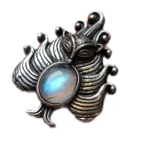 Witchy Whimsy Costume Enamel and Crystal Necklace with Unique Design Elements and Adjustable Chain Whimsical Pendant for Magic Accessory Collection