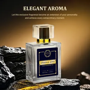 YCZ Eternal Love Eau de Parfum 2.6oz | Exotic Fougère Fragrance for Men, Bold & Captivating, Long-Lasting for Dates, Parties and Evening Social Occasions, Inspired by Rich Multi-Layered Vintage Woody Floral Fougère Aroma