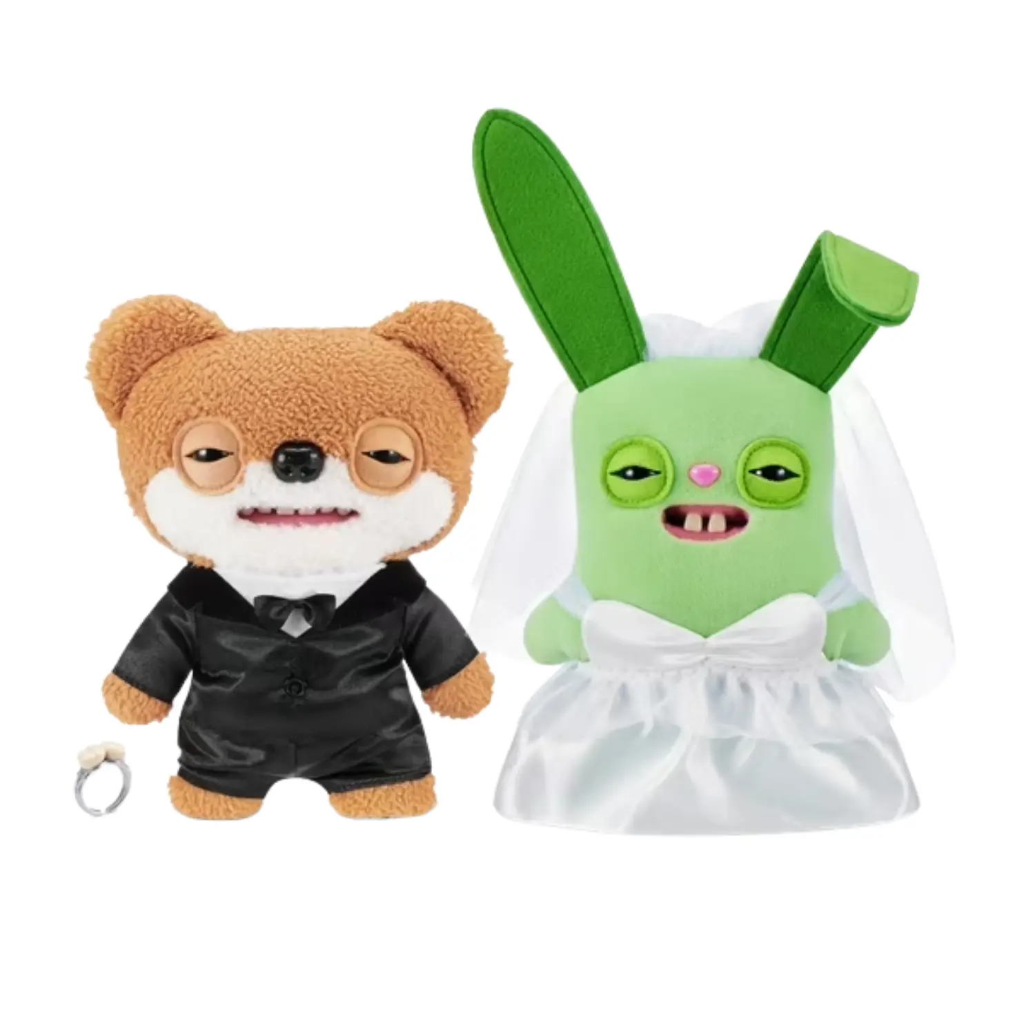 ZURU Fugglers Wedding Fuggs Set of 2 9'' Plushies