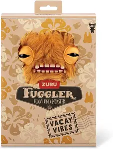 Fuggler Vacay Vibes by ZURU, Funny Ugly Monster, Plush, Collectible, Toy (Munch Munch - Ginger)
