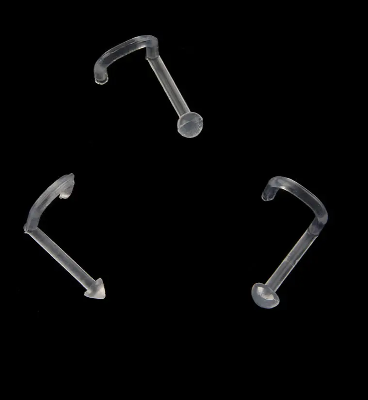 Clear Nose Ring Retainer