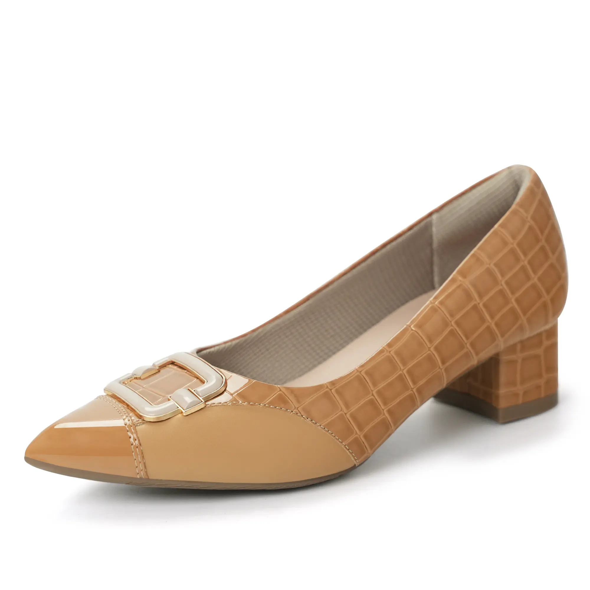 Women's Ortho+rest Benassal Classy Stylish High Heels - Sophia Style Bunion-Friendly Heeled Slip-On Orthopedic Dress Loafers with Orthotic Support