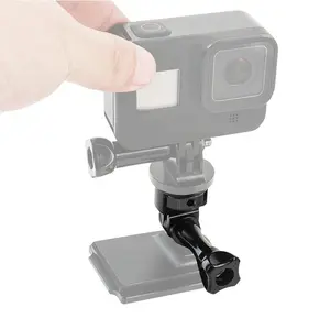 Feichao Cnc 360 Rotatable Mini Tripod Mount Adapter, M5 Screw Nut for Gopro, Insta360, Dji Pocket2/pocket4, Action Sport Camera