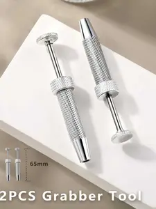 2PCS Piercing Taper Ball Grabber Tool for Changing Jewelry Stainless Steel Grabbe Tool for Changing Jewelry Anti-Slip Grip Piercing Ball Grabber Tools Belly Button Rings
