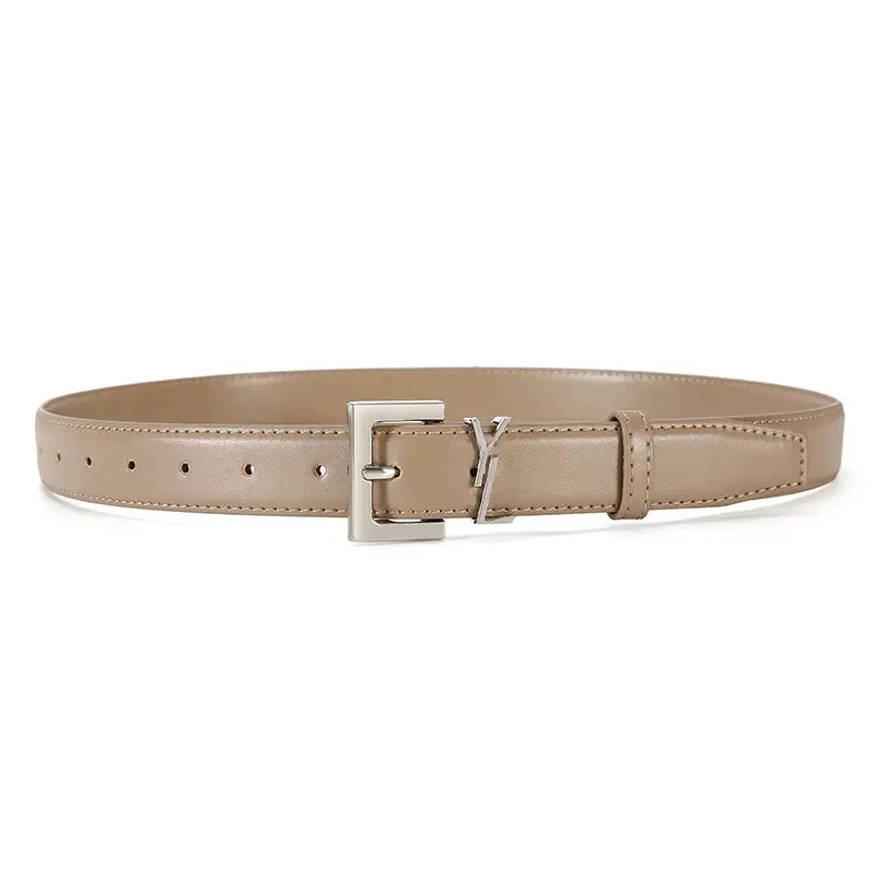 2025 Women fashion belt skirt Simple new decorative jeans with a solid color high-grade belt