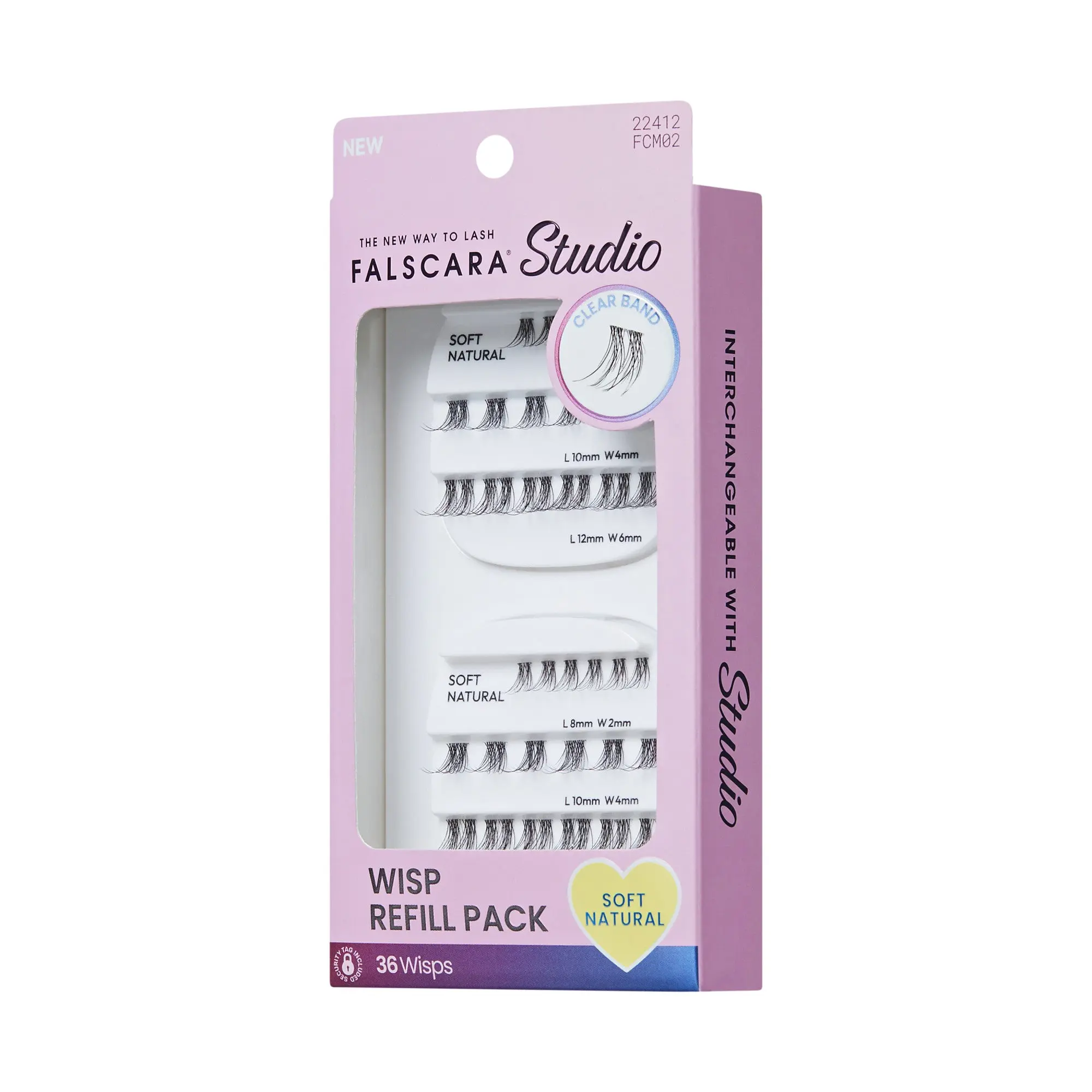 Falscara Studio Mini Wisp Refill Pack – Soft Natural - 36 Wisps