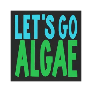 Let’s Go Algae Car Magnet | Funny Ocean Marine Sticker