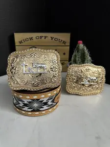 Angus Praying Cowboy Belt Buckle - Authentic Native American Design, Durable and Crafted for Everyday Use