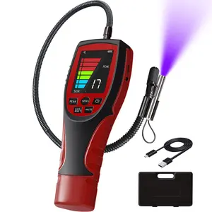 Refrigerant Leak Detector HVAC, Aprvtio ALD-200PRO Professional Freon Leak Detector for A3 A2L A1 Refrigerants, Automotive AC Leak Detection Kit with 0.14 oz/yr Sensitivity for R32 R454B R134a R410A, HVAC Tools